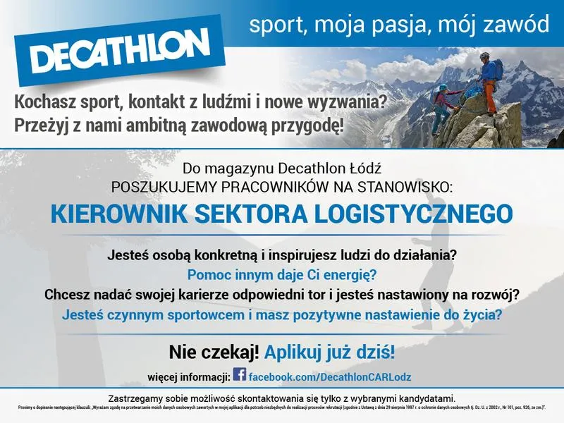 Jakie wynagrodzenie może otrzymać kierownik sektora w Decathlonie?