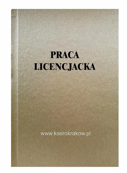 Elementy pracy licencjackiej