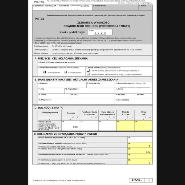 Jak obliczyć podatek dochodowy