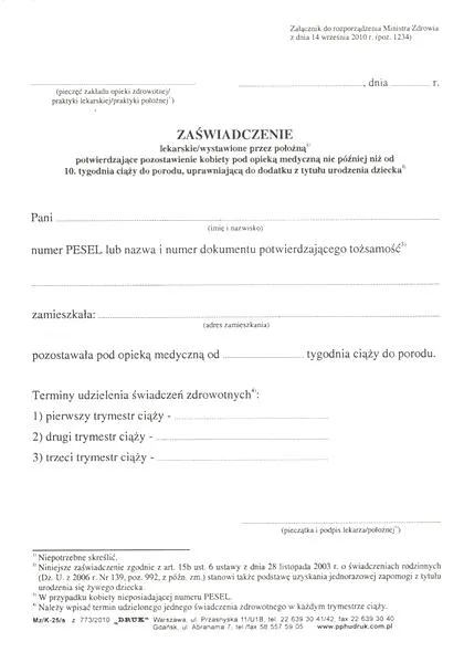 Kryteria dochodowe w Polsce