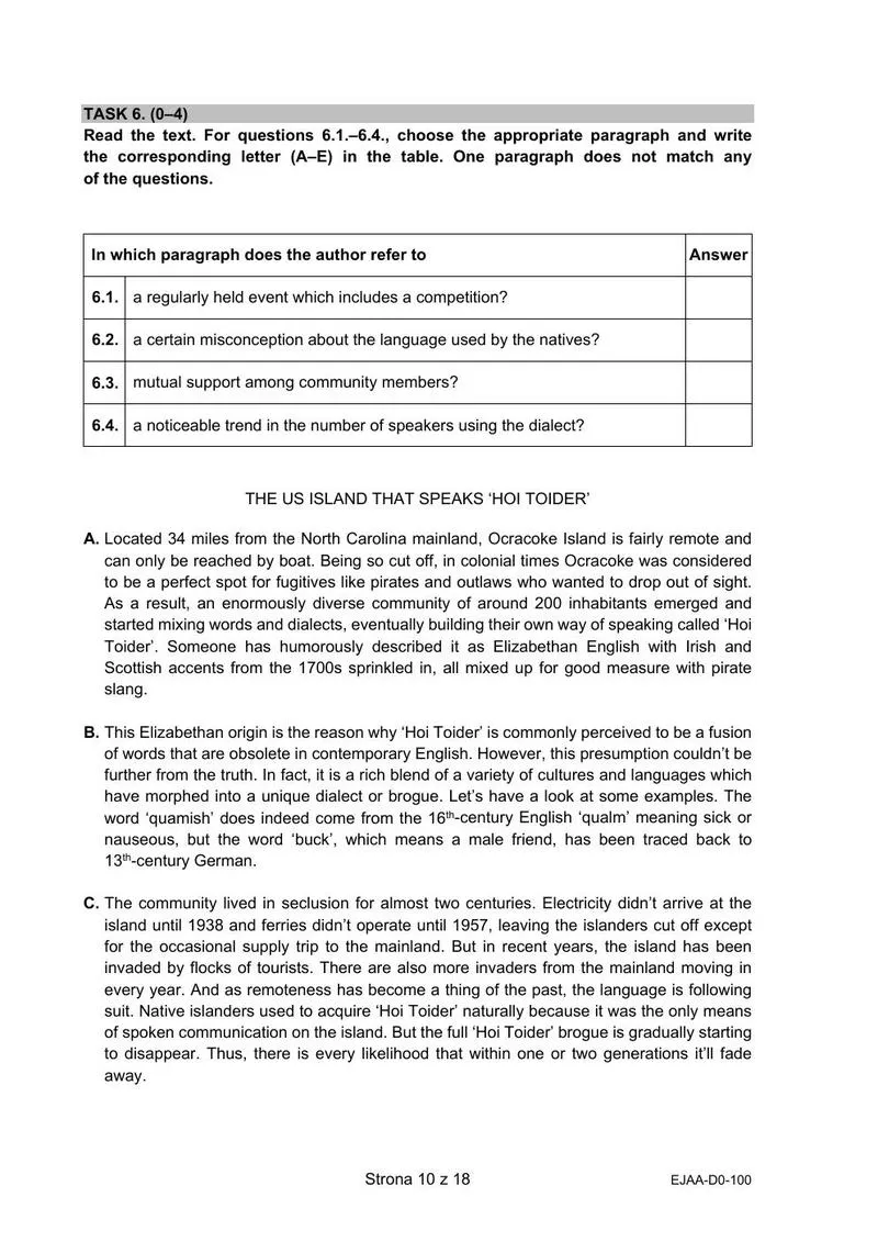 Matura z angielskiego