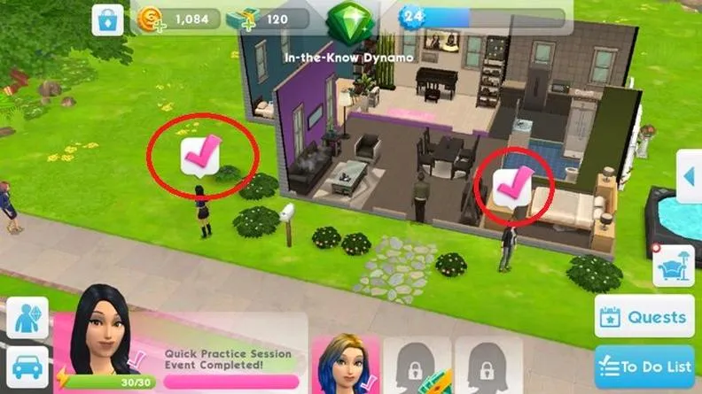 Pieniądze w The Sims Mobile