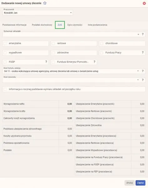 Umowa zlecenie a działalność gospodarcza