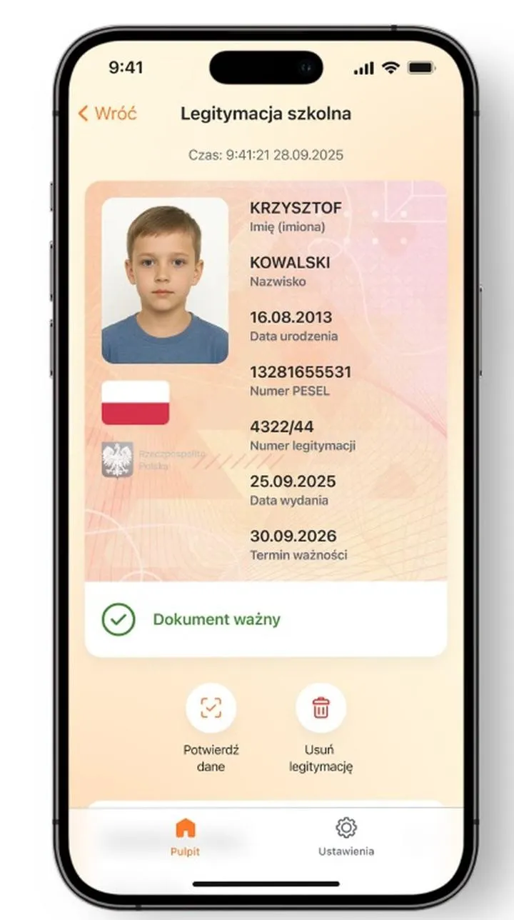 Weryfikacja tożsamości mObywatel