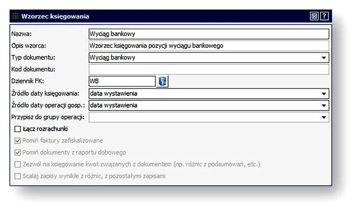 Wyciąg z konta