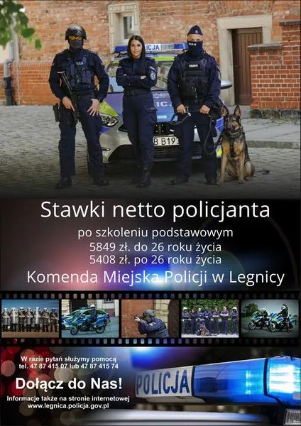 Zarobki policjanta