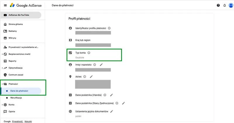 Zarobki z AdSense